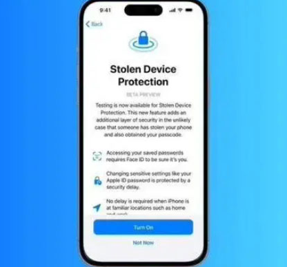 怀集苹果授权维修店分享被盗设备保护功能开启方法 