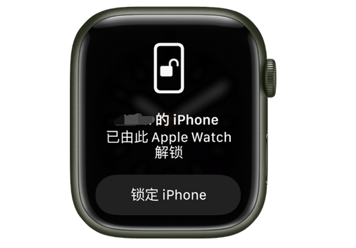 怀集苹果手机维修分享用 AppleWatch 解锁配备面容 ID 的 iPhone方法 