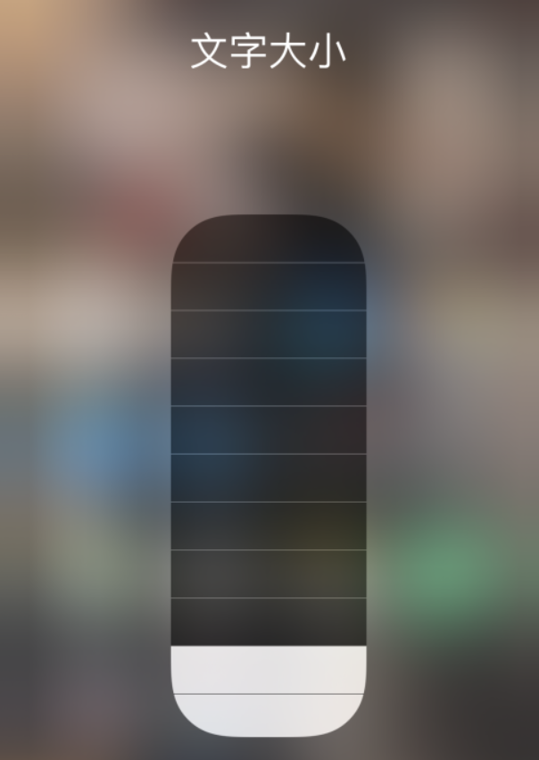 怀集苹果手机维修分享小技巧：在 iPhone 控制中心快速调节字体大小 